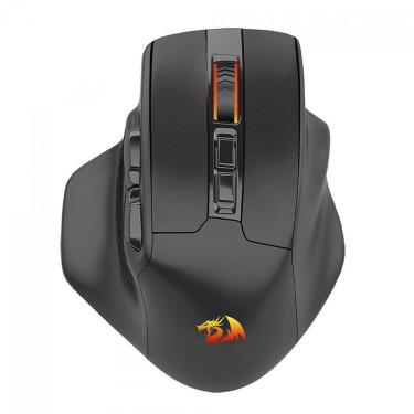 Imagem de Mouse Gamer Redragon Bullseye Pro, RGB, Wireless, Bluetooth, 26000 DPI, 7 Botões Programáveis, Bla-Unissex