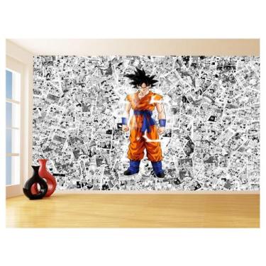 Imagem de Papel De Parede Dragon Ball Goku Página Manga 3,5M Dbz529 - Você Decor