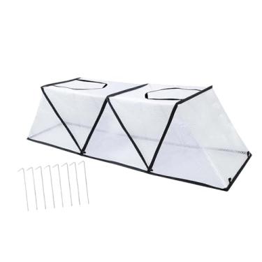 Imagem de IEUDNS Cobertura para canteiros elevados, barreira contra pássaros, proteção contra geadas, acelerador de fileiras de jardim, barreira para plantas, geadas