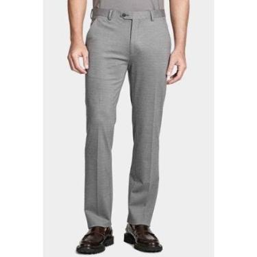 Imagem de Calça Alfaiataria Cós Ajustável Cinza-Masculino