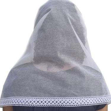 Imagem de Véu ccb alessandra congregação cristã no brasil - Véus da Fer, Branco,