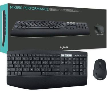 Imagem de Kit Combo Teclado e Mouse Sem Fio Logitech MK850