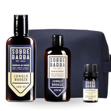 Imagem de Kit Viagem para Barba + Necessaire Sobrebarba Jungle Boogie - Shampoo + Balm + Óleo