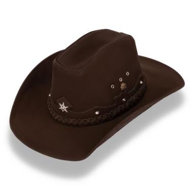 Imagem de Chapéu Cowboy Rodeio Country Americano Masculino e Feminino - Traiado,
