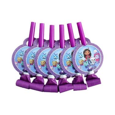 Imagem de Decorações De Festa De Aniversário Gabby Dollhouse Rosa, Suprimentos P