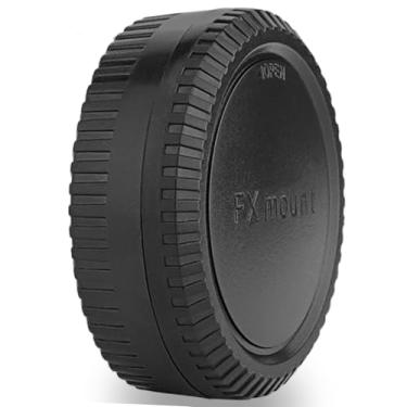 Imagem de Kit de tampa do corpo da câmera de montagem X e tampa traseira da lente para câmera Fujifilm X, capas traseiras de lente de plástico para sensor de câmera, serve para