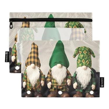 Imagem de Wassud Cool Gnomos Pacote com 2 Pastas de Fichário Pastas de Bolso com 3 Furos, Pasta Organizadora de Fichários para Casa, Escritório