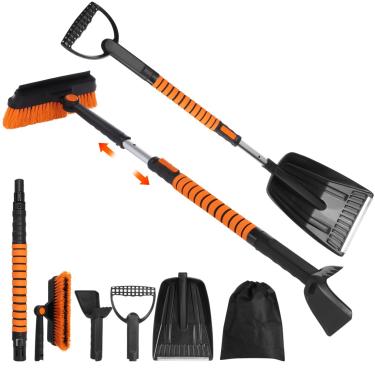 Imagem de Pá de neve e escova de neve extensível