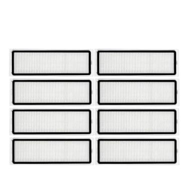 Imagem de Kit de acessórios com sacos para pó, filtros e lenços de limpeza - Compatível com os robôs aspiradores Xiaomi Mi Home Omni 1S/2/C102CN/B101CN/B116/X10+ e Dreame L10s Ultra/S10 Pro.(8pcs-)