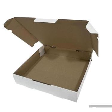 Imagem de 10 Unidades Caixas para Doces Salgados 33x23x6cm Multiuso para Pizza Esfirra Lanches Caseiros e Delivery