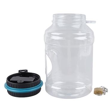 Imagem de Eujgoov Cofrinho de Contagem Digital, Frasco Transparente para Economia de Dinheiro Com Tela Lcd para Crianças e Adultos, Organizador Automático de Mudança de Classificador de Moedas Com Bloqueio