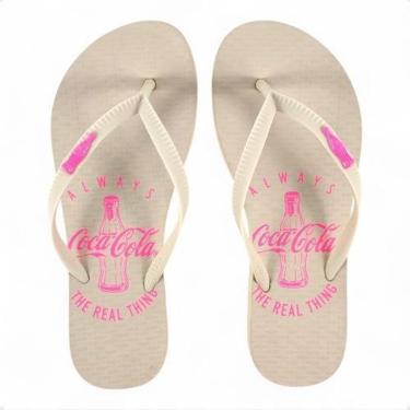 Imagem de Chinelo Coca-cola Always Feminino Rosa Confortável Original-Feminino