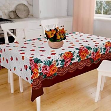Imagem de Toalha de Mesa Retangular 4 Cadeiras Oxford Estampada – Decoração de Cozinha e Sala (Julieta)