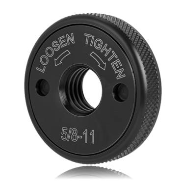 Imagem de Porca Flangeada para Esmerilhadeira Angular com Rosca 5/8-11, Metal Porca de Travamento de Liberação Rápida para Esmerilhadeiras Angulares 4,5" e 5", Sem Necessidade Chave