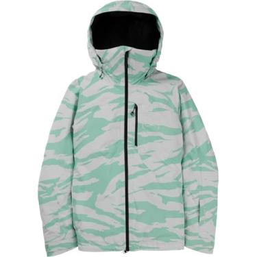 Imagem de Burton Jaqueta feminina 100101BAIZMRegular [ak] Embark Gore-TEX Superdimensionada Zebra M