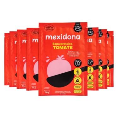 Imagem de 8 x Sopa Proteica de Tomate de Caneca 30g - Mexidona