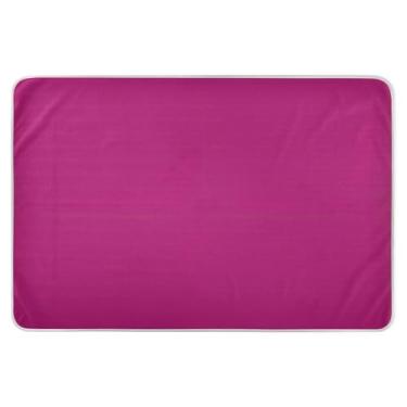 Imagem de Almofadas de xixi lisas médias violeta vermelho cor sólida para cama, almofadas de cama grandes e absorventes, almofadas laváveis para xixi