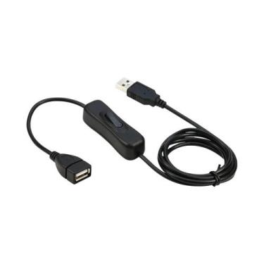 Imagem de Cabo De Extensão USB Com Interruptor Para Transmissão De Dados E Alime