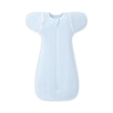 Imagem de 100% algodão 0-6 meses recém-nascido swaddle saco de dormir recém-nasc