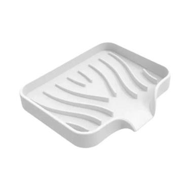 Imagem de Suporte De Sabão De Silicone Antiderrapante 1-Pacote Para Cozinha E Ba
