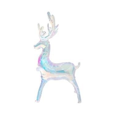 Imagem de Balões De Alumínio Coloridos Em Forma De Cervo Para Decorações De Nata