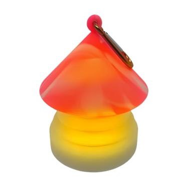 Imagem de Lanterna Para Camping | Luz Noturna Recarregável De Silicone Dobrável - Uppladdningsbar Alarm - Para Caminhada Montanhismo Viagem À Noite Casa Quarto Mesa De Cabeceira Berçário