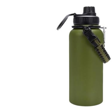 Imagem de Caneca Térmica Inox 1000ml 1 Litro - Aço Inoxidável 18/8, Isolamento a Vácuo, Ideal para Café e Água(Verde 1000ml)