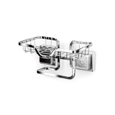 Imagem de Porta Papel Higienico，Com Prateleira de Armazenamento，Design Elegante e Moderno，Adequado para Todos os Estilos de Banheiro