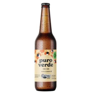 Imagem de Chá Gaseificado Mate com Guarana Puro Verde 350ml