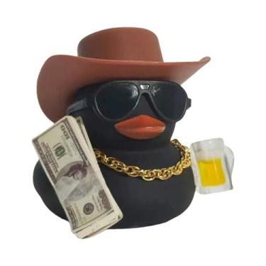 Imagem de Engraçado Pato De Borracha Cowboy Para Decoração De Carro, Adorno Para