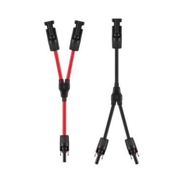 Imagem de Kit De Adaptadores De Cabo Conector Para Painel Solar Y Branch 1 2 Par