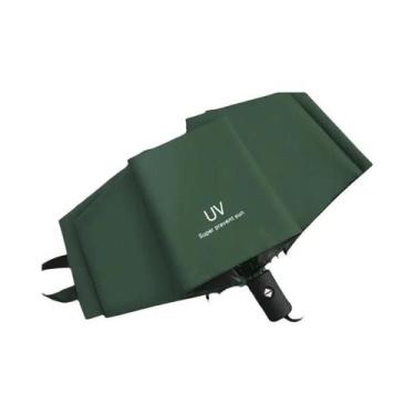 Imagem de Guarda-chuva Preto Com Proteção UV, Sombrinha De Chuva, 24 Varetas, To