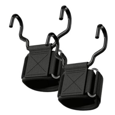 Imagem de KiBcsLic 2x Ganchos para Levantamento de Peso, Protetores de Pulso, Acessórios de Fitness, Gancho para Pulso de Musculação para Treinamento de Força,