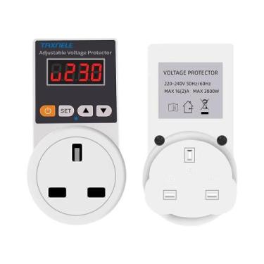 Imagem de Protetor De Voltagem Automático Ajustável Com Tomada EU 220V 16A Para 
