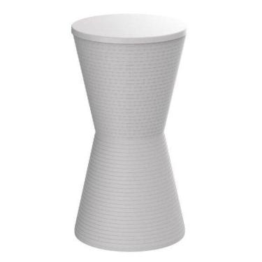 Imagem de Banqueta Dub Im In área Externa E Interna Polipropileno Branco 56,3 Cm (altura)