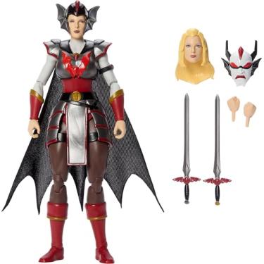 Imagem de Masters of the Universe Boneco colecionável de luxo com peças intercambiáveis de 30 articulações intercambiáveis ou armadura de armadura de luxo JHJ83