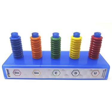 Imagem de Ábaco Aberto para Inteiros e Decimais em Plástico Ensino Fundamental I