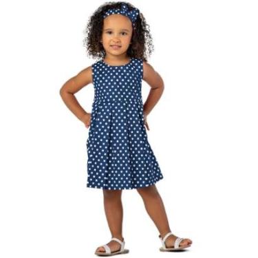 Imagem de Vestido Infantil Festa Frida Menina Bolinhas Poá-Feminino