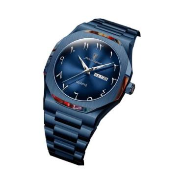 Imagem de Relógio De Pulso Masculino De Luxo À Prova d'Água POEDAGAR, Relógio De