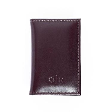 Imagem de Slim Cor Marrom Carteira Masculina Feminina Couro Legítimo maktub holanda-Masculino