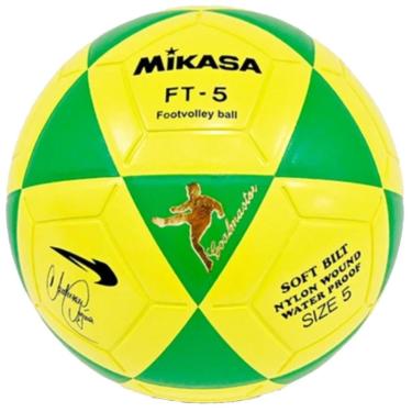 Imagem de Bola de Futevôlei Mikasa FT-5 Edição Anderson Águia Amarelo e Verde Oficial-Unissex