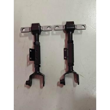 Imagem de Panwarmoll Braço de controle de suspensão traseira ajustável compatível com Honda Civic/Acura RSX EL 2001-2005, kit de braços de controle de cambagem de suspensão de alinhamento lado direito e