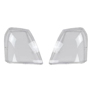 Imagem de Lente do farol transparente abajur capa de vidro do farol compatível com Cadillac Escalade 2006 2007 2008 2009 2010 2011 2012 2013 tampa dianteiro do carro(Left and Right)