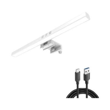 Imagem de Barra De Luz LED Regulável Para Monitor, Luminária De Mesa Com 3 Cores