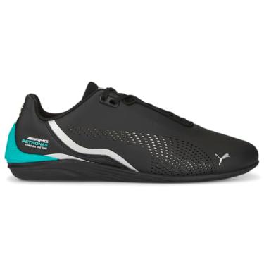 Imagem de PUMA Tênis masculino Mercedes Amg Petronas Drift Cat Decima, Puma Preto-puma Branco Espectro Verde, 13