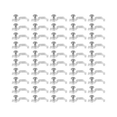 Imagem de 100 PCS Clipe De Fixação Para Fita LED Com Parafusos Para Barra De Luz