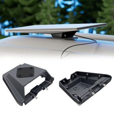 Imagem de Suporte Starlink Gen 3, Starlink Standard Mounts Mobility Heavy Duty, suporte plano antifurto para antena satélite Gen 3/V3/REV.4, acessórios Starlink para telhado, carro, trailer, barco, liga de