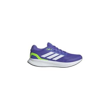 Imagem de adidas Tênis de corrida masculino RunFalcon, COBBLU/FTWWHT/CBLACK, 42.5