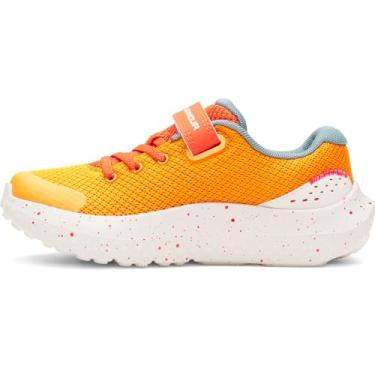 Imagem de Under Armour Tênis masculino pré-escolar Surge 4 fecho alternativo, (793) Laranja/base laranja/pedra, 15
