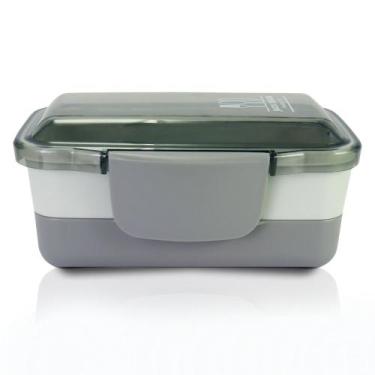 Imagem de Pote Marmita Fitness Alimentos 950ml Healthy Life Linha Joy Jacki Desi